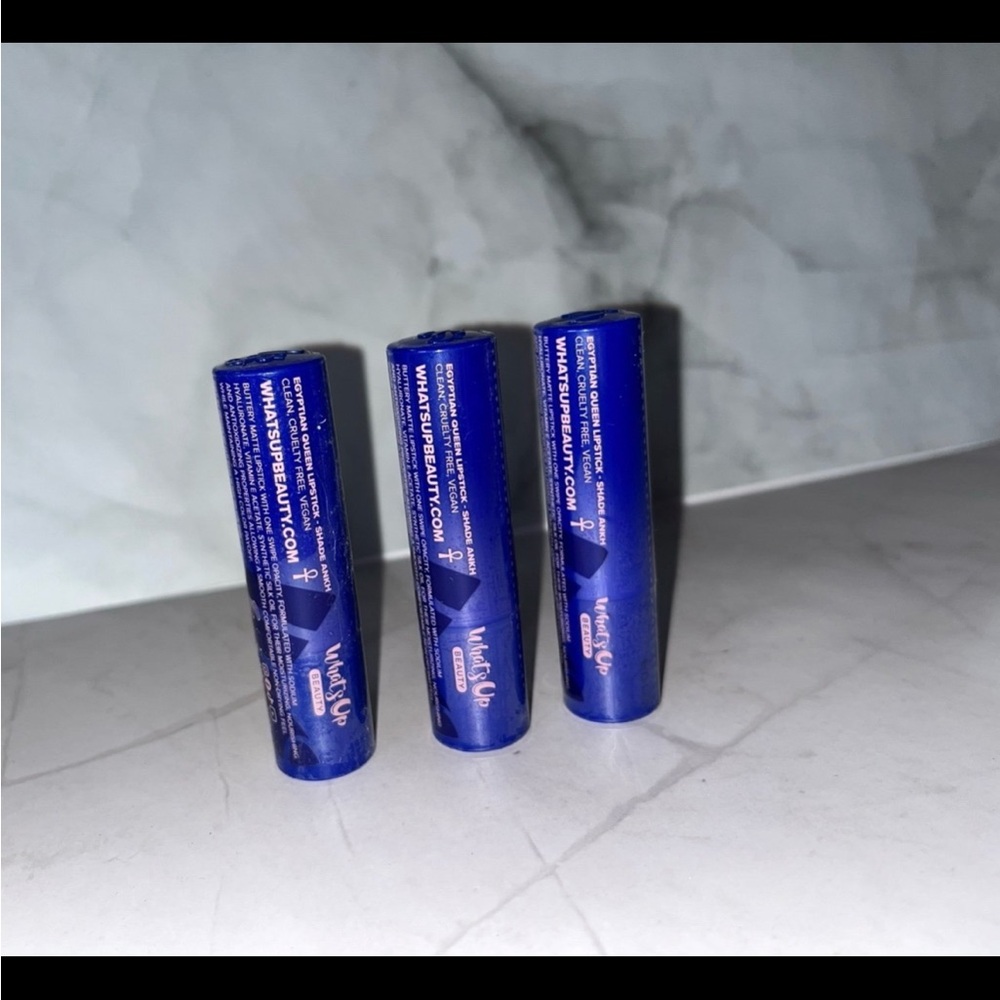 Whats up beauty lipstick in ANKH X 3 (price is firm)